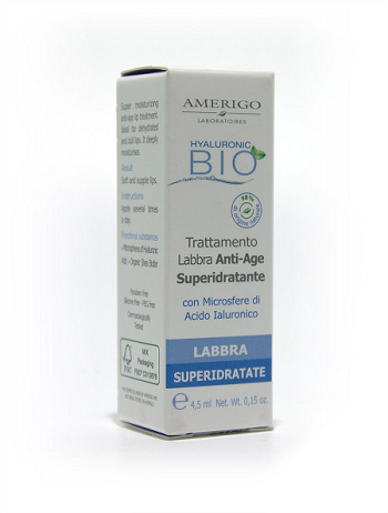 Trattamento Labbra Antiage Superidratante Amerigo Hyaluronic Bio